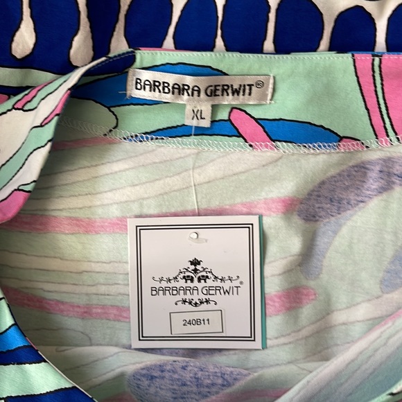 NWT Barbara Gerwit XL dress cotton/spandex boatneck - Picture 3 of 6